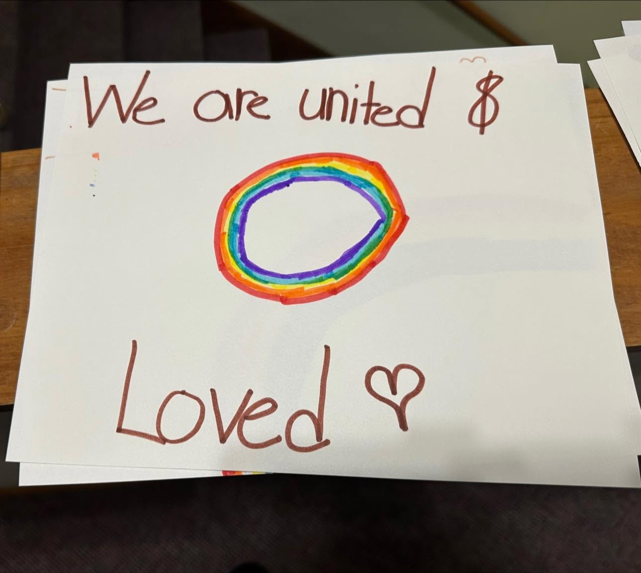 Children in Sunday school