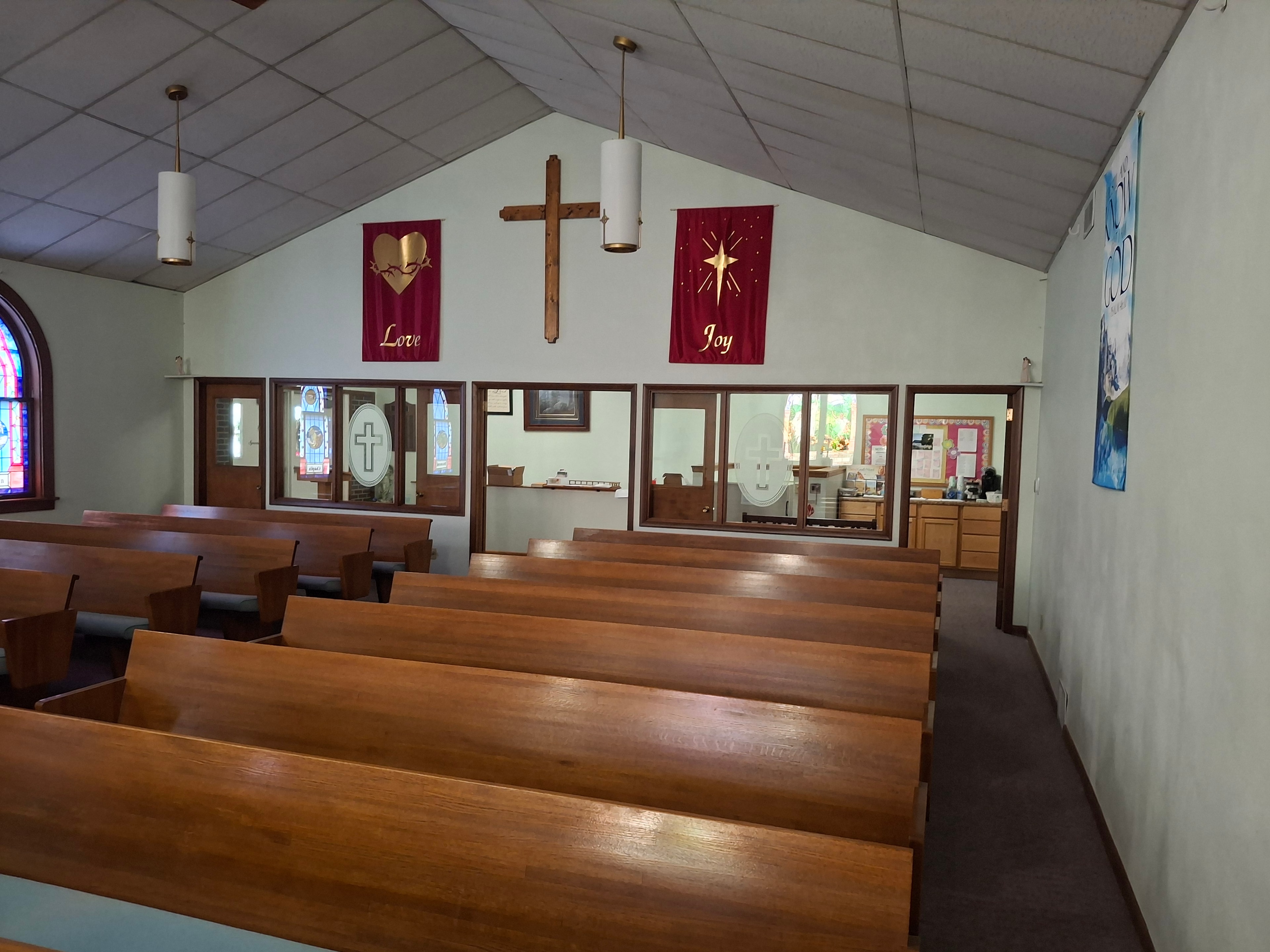 Sunday worship service